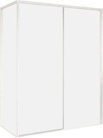 Lato fisso per box doccia Top H 200cm X 77-79cm dx Sp. 8 mm vetro trasparente profilo cromo