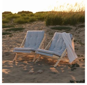 Sedia pieghevole Raw/Beach Blue Boogie - Karup Design