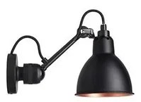 304SW Applique da Parete Nero/Nero/Rame - Lampe Gras