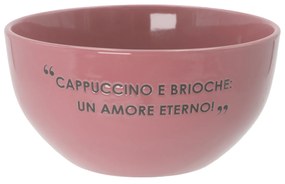 Ciotola 14 cm scritta Quotes malva