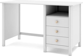 Scrivania per bambini in legno di pino 54x120 cm Max - Marckeric