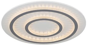 Globo 48042-60W - JAYDEN Lampada da soffitto LED dimmerabile 60W/230V, Ø55 cm, Bianca + Telecomando