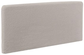 Kave Home - Testiera sfoderabile Dyla in shearling grigio chiaro per letto da 160 cm