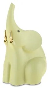 BONGELLI PREZIOSI statua elefante in marmorino h 10 color verde