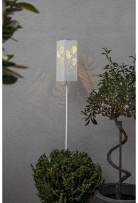 Decorazione a luce solare LED in metallo bianco Albaleaf - Star Trading