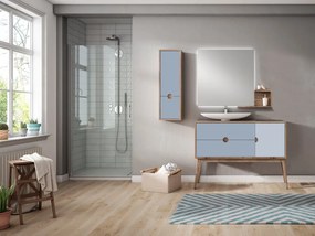 Mobile da bagno sotto lavabo Kompas rovere chiaro L 120 x H 48 x P 45 cm, lavabo non incluso