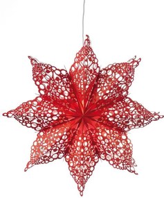 Markslöjd 702561 - Decorazione di Natale  HALL 1xE14/25W/230V rosso 70 cm
