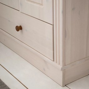 Armadio in legno di pino bianco 65x180 cm Anita - Støraa