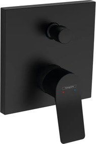 Rubinetto per vasca getto a cascata d'acqua monocomando Vivenis nero opaco HANSGROHE
