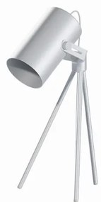 Lampada da tavolo TUBA 1xE27/24W/230V bianca