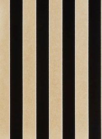 Osborne & Little Tapete Regency Stripe - Gold/ Black