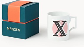 Westwing x MEISSEN, Tazza fatta a mano con motivo decorativo Initials