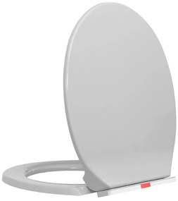 Copriwater Chiusura Ammortizzata E Sgancio Rapido Grigio Ovale /