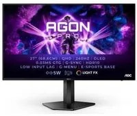 Aoc ag276qzd monitor pc 67,3 cm (26.5 ) 2560 x 1440 pixel quad hd oled nero