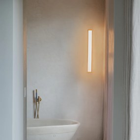 Lampada da parete per bagno in ottone 62 cm con LED IP44 - Cascada