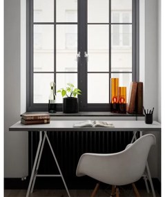 ByRydens 2820570-5512 - Lampada da tavolo FLAKE 1xE27/8W/230V marrone/fumé