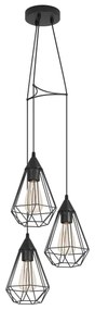 Eglo 94191 - Lampadario TARBES 3xE27/60W/230V