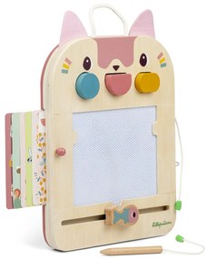 Lilliputiens - Jeanne la gatta - lavagna magica di legno