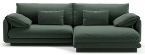 Divano angolare verde scuro (angolo destro) Torino - Micadoni Home
