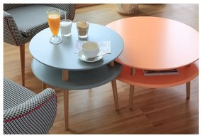 Tavolino bianco UFO, Ø 70 cm Ufo - Ragaba