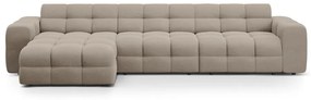 Divano angolare marrone (con penisola a sinistra/con chaise lounge) Kendal – Micadoni