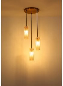 Globo 15775-3HR - Lampadario a sospensione con filo KAROLO 3xE14/40W/230V