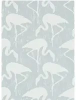 Vintagetapete Flamingos von Sanderson - Dove/ Chalk
