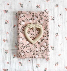 A Little Lovely Company - panni in mussola, blossom - dusty pink - 2 pezzi