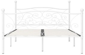 Giroletto con doghe bianco in metallo 120x200 cm