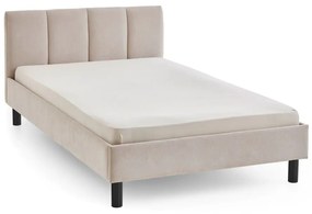 Letto singolo imbottito beige rete non inclusa 120x200 cm Joker – Meise Möbel
