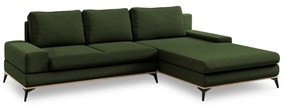 Angolo del divano letto verde bottiglia, angolo destro Planet - Windsor &amp; Co Sofas
