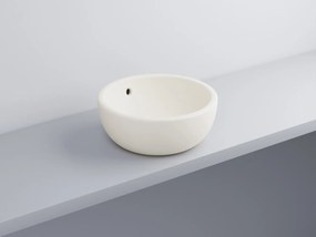 Cielo Shui lavabo da appoggio 42 cm tondo con troppo pieno talco