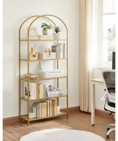 Libreria GLASY dorata