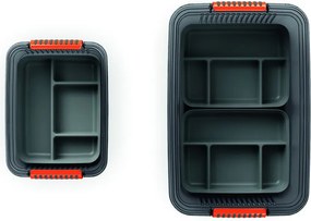 Divisore per organizer grigio in plastica 31,5x24x7,5 cm K Latch Box – KIS