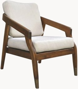 Poltrona imbottita in legno di Mindi Mona