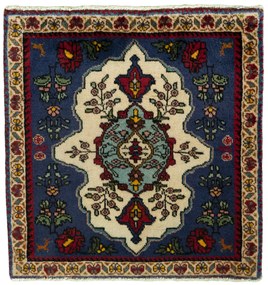 Shiraz Tappeto persiano 70x70 Rosso (Iran) Annodato A Mano