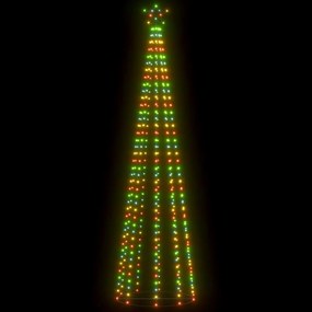 Albero di Natale a Cono con 400 LED Colorato 100x360 cm