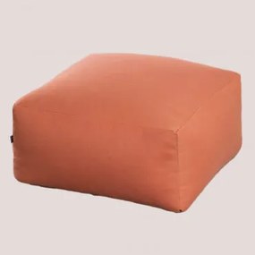 Moduli per divani in tessuto Attus Style Tetto rosso & Puff Quadrato - Sklum