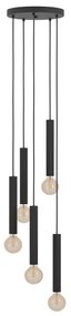 Eglo 98058 - Lampadario a sospensione con filo CORTENOVA 5xE27/60W/230V