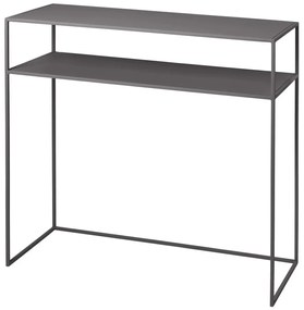 Consolle in metallo grigio scuro 35x85 cm Fera - Blomus