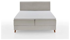 Letto boxspring beige con contenitore 160x200 cm Memphis - Meise Möbel