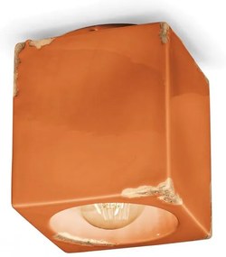 Plafoniera vintage arancio c987(vio)