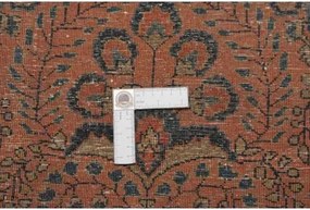 Antik Stilizzato Terracotta Blu Scuro Corsia 74x190 Cm