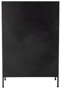 Cassettiera in metallo nero-marrone 60,5x92x33,5 cm Matteo - Bloomingville