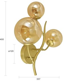 Brilagi - Applique a LED MISTEL 3xG9/3W/230V oro