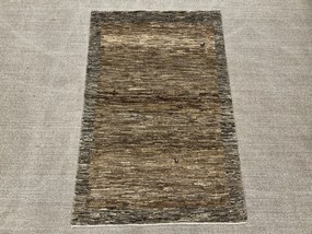 Gabbeh Tappeto persiano 90x140 Grigio (Iran) Annodato A Mano