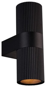 Nordlux - Applique da esterno KYKLOP 2xGU10/25W/230V IP54 nero