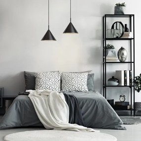 Rabalux 72007 - Lampadario a cavo JAROD 1xE27/40W/230V nero