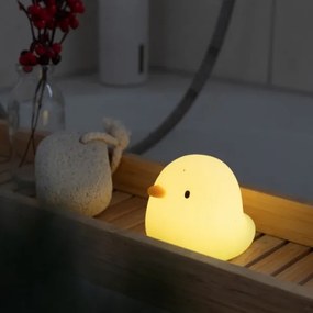 MegaLight - LED RGB Ricaricabile per bambini touch lampada per vasca da bagno SWIMMY DUCK LED/5V