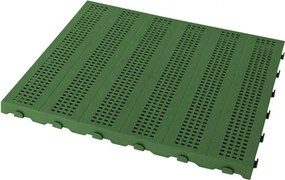 Set 4 Piastrelle in Plastica da Esterno 60 x 60 cm Forata...